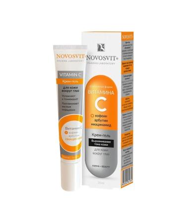 Novosvit Skin cream around the eyes with vitamin C 20 ml - Buy Online on GoSupps.com