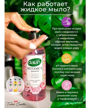 DALAN Set of liquid hand soap perfumed Botanica - Buy Online on GoSupps.com