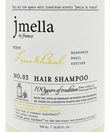 JMELLA Hair shampoo perfumed No. 3 500 ml - Buy Online on GoSupps.com
