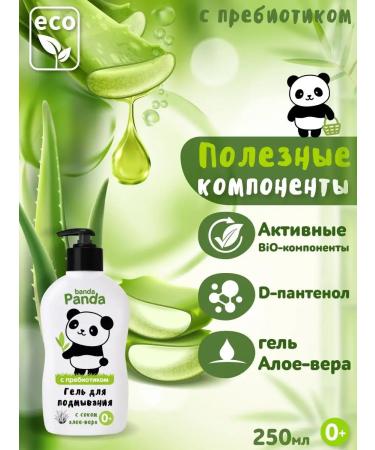 Banda Panda Children's gel for washing for intimate hygiene 2x250 ml - Buy Online on GoSupps.com