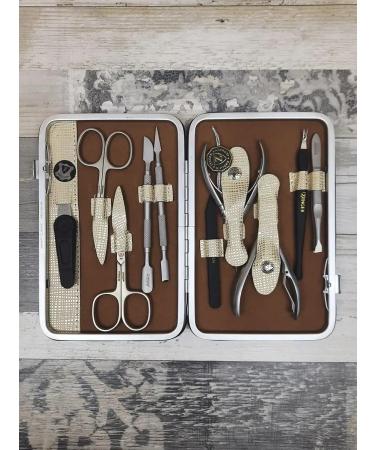 ZINGER MSFE-804 SM manicure set 10 prredges sand - Buy Online on GoSupps.com