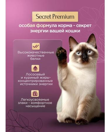 SECRET FOR PETS Cat food for dry veal 2 kg - Buy Online on GoSupps.com