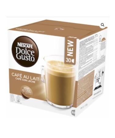 Nescafe Dolce Gusto Coffee in capsules Cafe au lait 30 pcs - Buy Online on GoSupps.com