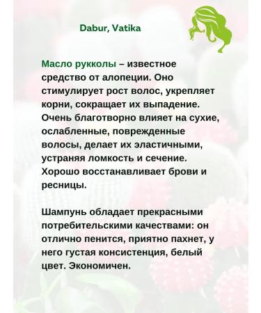 Dabur VATIKA Cactus and arugula shampoo + air conditioning 200 ml +200 ml - Buy Online on GoSupps.com