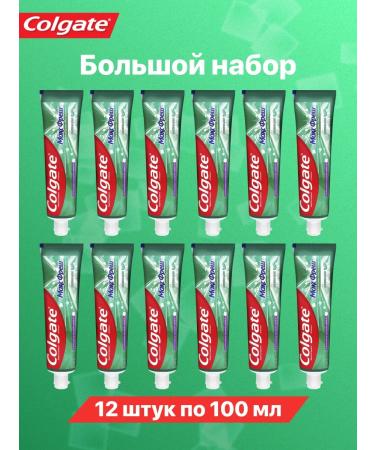 COLGATE Toothpaste refreshing max fresh delicate mint 100 ml 12 pcs - Buy Online on GoSupps.com