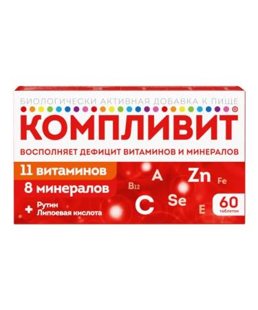 Complivit Vitamin-mineral complex 60 TB * 1 - Buy Online on GoSupps.com