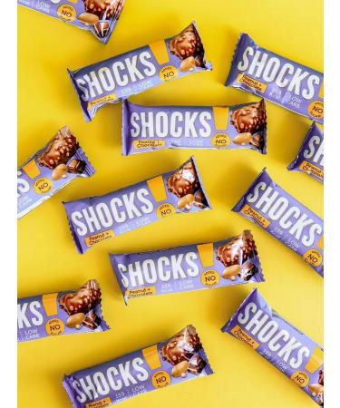 SHOCKS Bangs without sugar arachis 12pcs 35 grams - Buy Online on GoSupps.com
