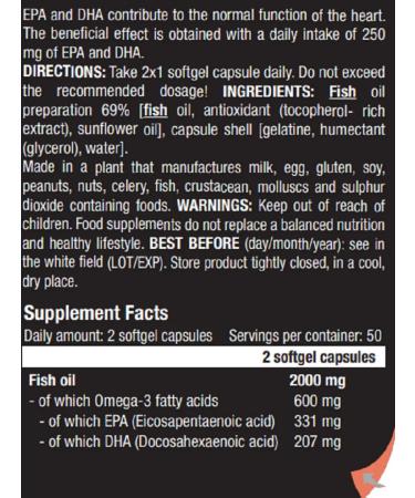 Scitec Nutrition Omega 3 Omega 3 100 capsules - Buy Online on GoSupps.com