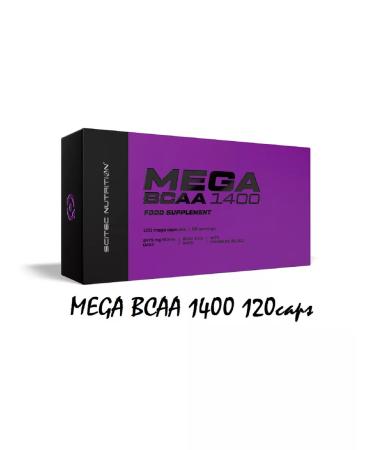 Scitec Nutrition Amino acid. Mega BCAA 1400. 120 capsules