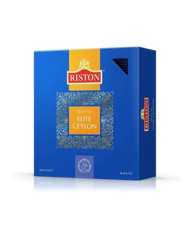 Black tea in bags 100 pcs Riston Elite Ceylon - Buy Online on GoSupps.com