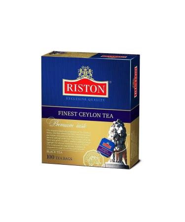 Tea Black Riston Finest Ceylon 100 PAK 1.5 g - Buy Online on GoSupps.com
