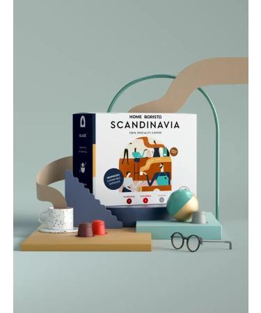 HOME BARISTA Coffee capsule Nespresso format 60 pcs. "Scandinavia" - Buy Online on GoSupps.com