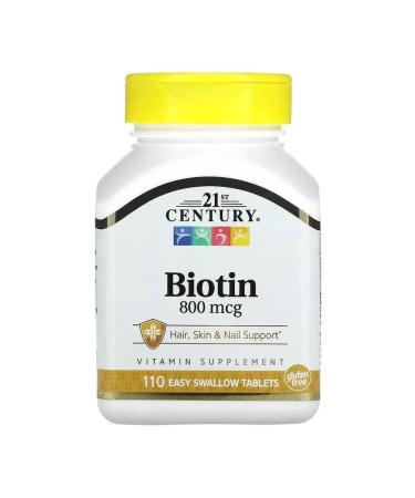 21st Century Biotin 800 mcg
