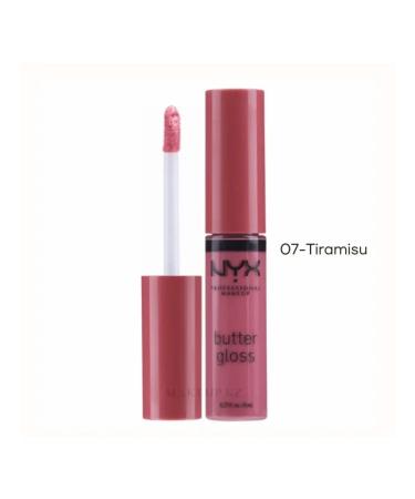 NYX Professional Makeup Moisturizing lip gloss Butter Lip Gloss 07 Tiramisu - Buy Online on GoSupps.com