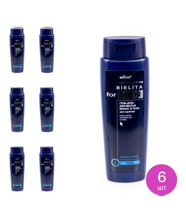 Belita Hair-gel hair and body of the male fo men 400ml 6 pcs
