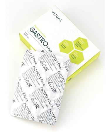 VITUAL LABORATORIES Gastro 3 Plus Havinson's peptides a complex for the gastrointestinal tract and liver - Buy Online on GoSupps.com