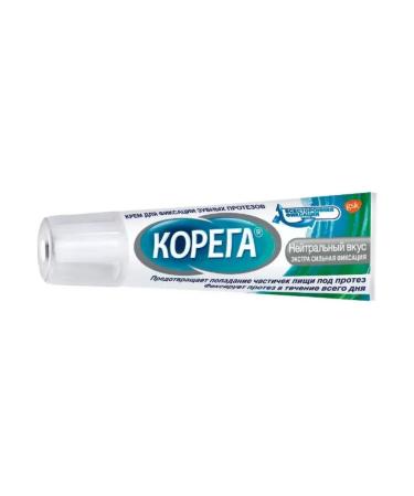 Korega Cream for fixing dentures 40 g neutral - Buy Online on GoSupps.com