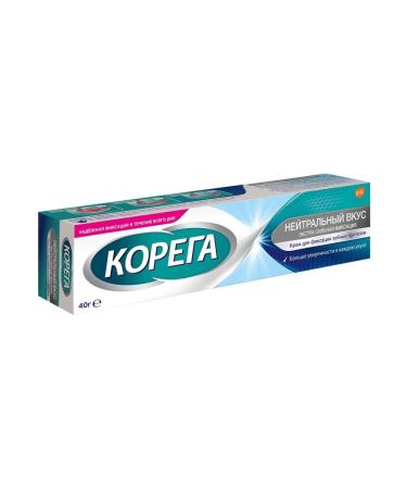 Korega Cream for fixing dentures 40 g neutral - Buy Online on GoSupps.com