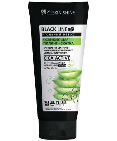 SKIN SHINE Black line refreshing peeling sling detox