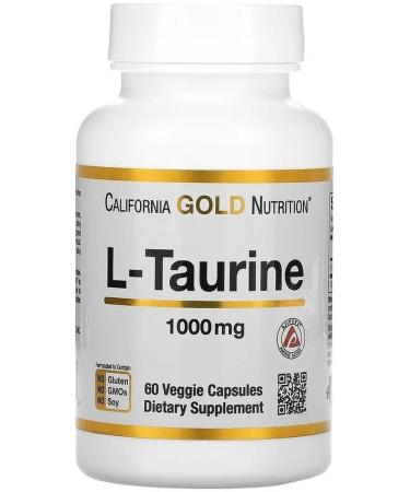 California Gold Nutrition CGN L-Taurin 1000mg 60 capsules