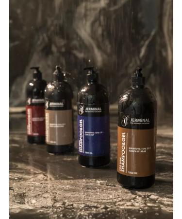 JERMiNAL -COSMETICS- Men's Perfumed Sulfate-Free Shampoo 1000 ml - Buy Online on GoSupps.com