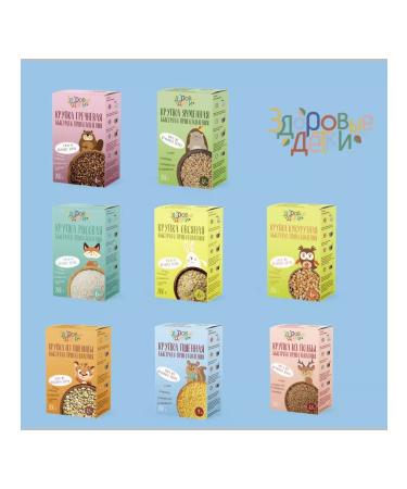 HEALTHY KIDS Silent oatmeal oatmeal from 6 months 3 pcs. 200 gr - Buy Online on GoSupps.com