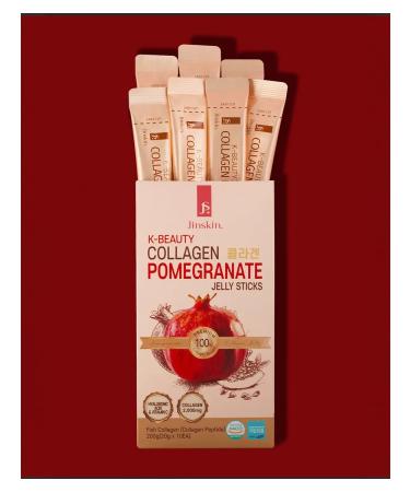 Jinskin Collagen jelly with Collagen Pomegranate Jelly grenade - Buy Online on GoSupps.com