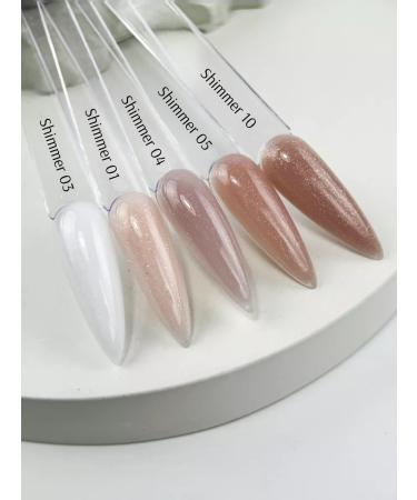 LAC're Beige nail extension gel with sparkles 20g - Buy Online on GoSupps.com