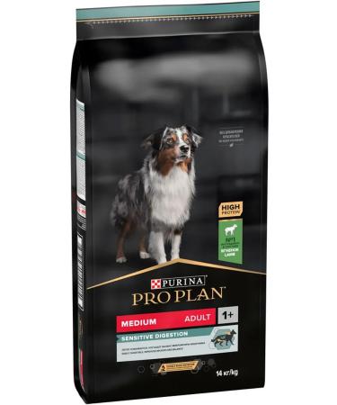 PRO PLAN Dry food for dry sensitive for medium rocks 14 kg - Buy Online on GoSupps.com