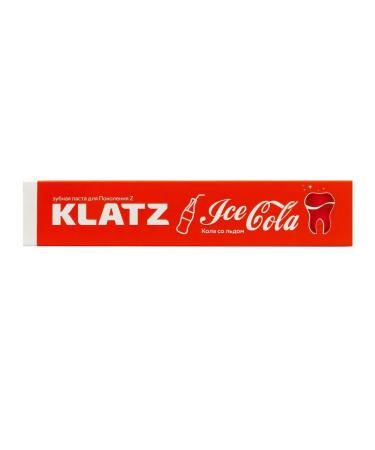 Klatz Toothpaste for generation Z Cola with ice 75 ml - Buy Online on GoSupps.com