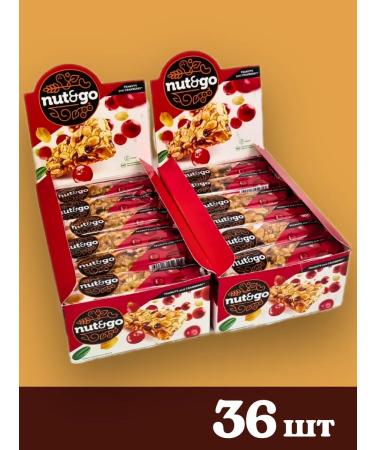 KDV Baton with peanuts and cranberry Nut and Go 36pcs - Buy Online on GoSupps.com