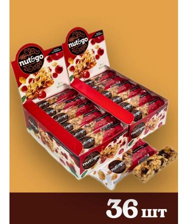 KDV Baton with peanuts and cranberry Nut and Go 36pcs - Buy Online on GoSupps.com