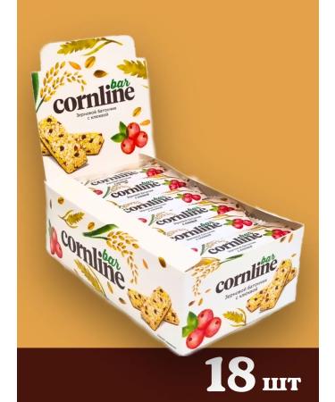 KDV Cornline Baton from whole cereals and with a cranberry 18pc of 30g - Buy Online on GoSupps.com