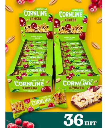 KDV Cornline bar of solid cereals and with a cranberry 36 pcs 30g