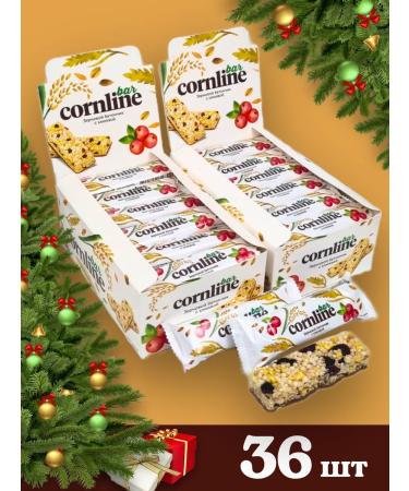KDV Cornline bar of solid cereals and with a cranberry 36 pcs 30g - Buy Online on GoSupps.com