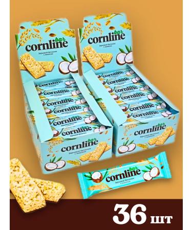 KDV Baton with coconut Cornline 36 pcs 30 g - Buy Online on GoSupps.com
