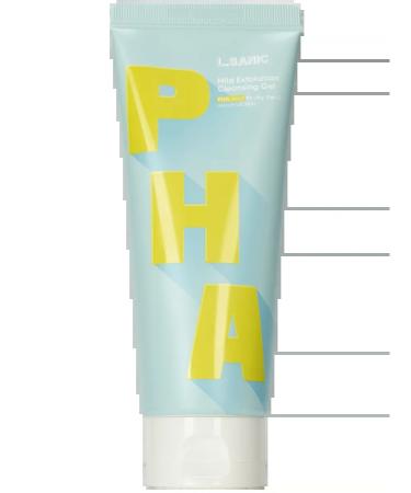 LSANIC Gel for washing the face with PHA acids Korea L Sanik - Buy Online on GoSupps.com