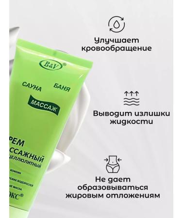 Vitex Cream massage anti -cellulite bath sauna massage 200 ml 2 pcs - Buy Online on GoSupps.com