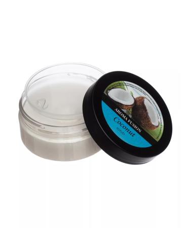 AROMA FUSION Body scrub anti -cellulite salt coconut 150ml - Buy Online on GoSupps.com