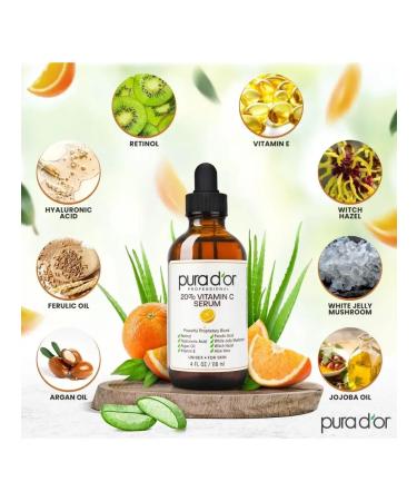 PURA D'OR Professional serum with vitamin C 20% 118 ml