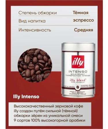 illy Intenso 250g coffee - Buy Online on GoSupps.com