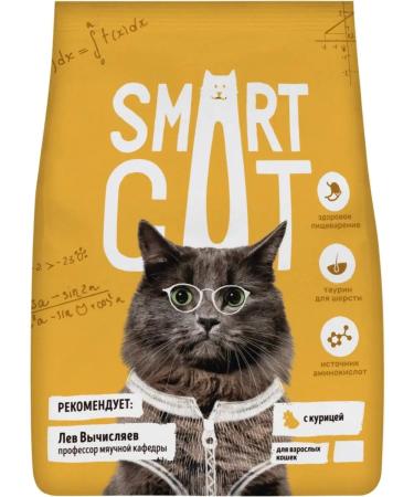 Smart Cat Adult cat food with chicken 5 kg