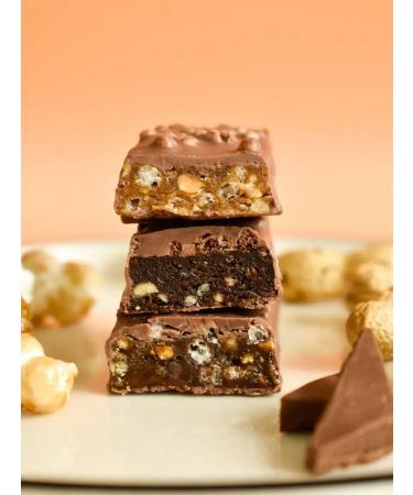 SHOCKS Chocolate bars without sugar assorted 12pcs - Buy Online on GoSupps.com