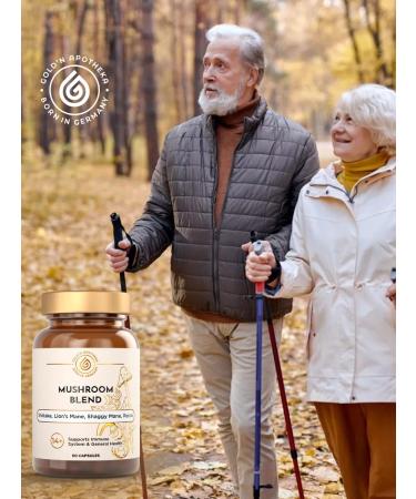 GOLD'N APOTHEKA Shiitaka hedgehog riddled reishi mushrooms Support for immunity - Buy Online on GoSupps.com