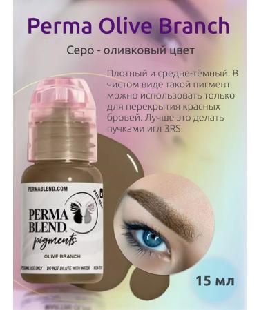 Perma Blend Olive Branch eyebrow tattoo