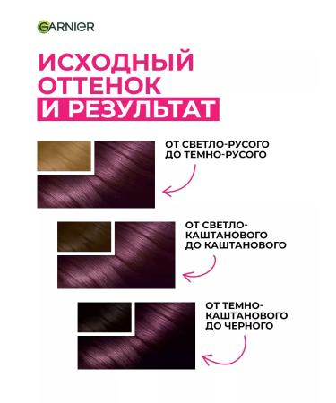 Garnier Color Sensation hair dye 3.16 Amethyst 112ml 5 pcs - Buy Online on GoSupps.com