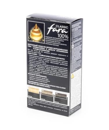 Fara Classic Classic hair cream for hair tone 501 black 115ml 6 pcs - Buy Online on GoSupps.com