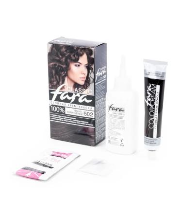 Fara Classic Classic hair dye 502 dark brown 115ml 10 pcs - Buy Online on GoSupps.com