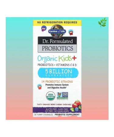 Garden of Life Organic probiotics for children 30 pcs