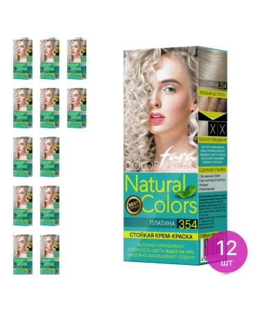 Fara Classic Natural Colors hair dye tone 354 platinum 95ml 12 pcs